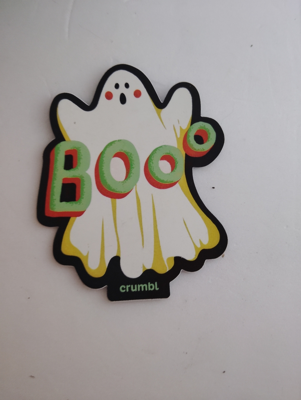 Ghost 'Boo' Halloween Sticker
